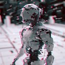 a malfunctioning robot's erratic dance