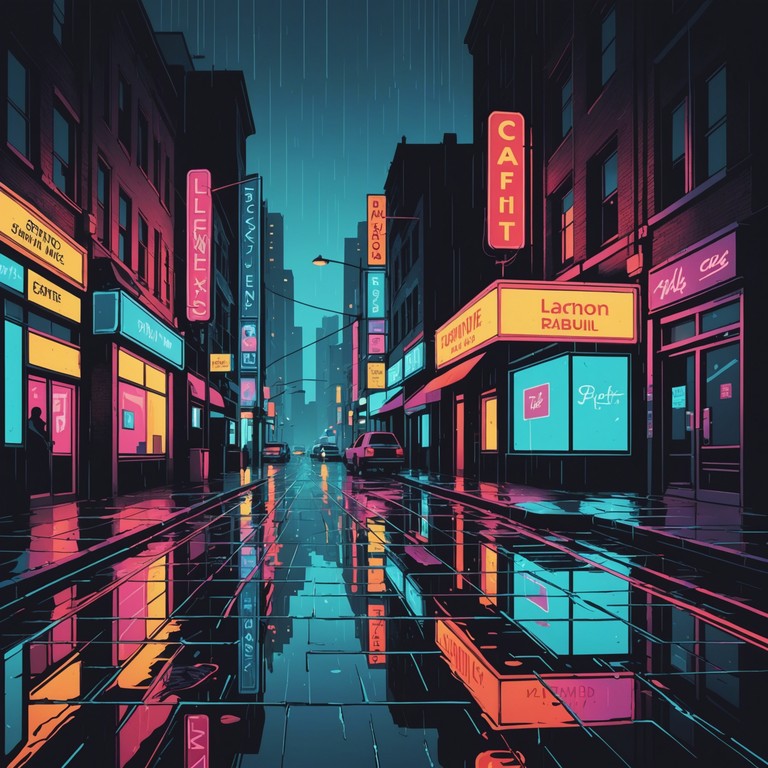 This track melds raucous energy with gritty urban nightscapes, featuring thunderous garage beats set against the backdrop of a lively, neon lit city. Its driving rhythms and powerful dynamics make it a standout piece for energetic escapades or intense gaming sessions.