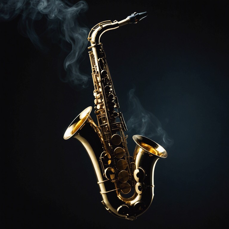 Slip into the underbelly of a vintage jazz bar where the music mingles with secrets, and every note tells a story. A place where shadows dance softly to the rhythmic breathing of a saxophone.