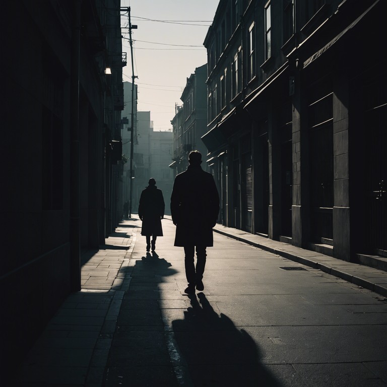 The track encompasses the heartache and solitude of city life at night, enhanced by the haunting echoes of a singular acoustic guitar. It narrates the story of an individual wandering through the dimly lit streets, reflecting on lost love and missed opportunities, with each pluck resonating with the depths of sorrow and contemplative silence.