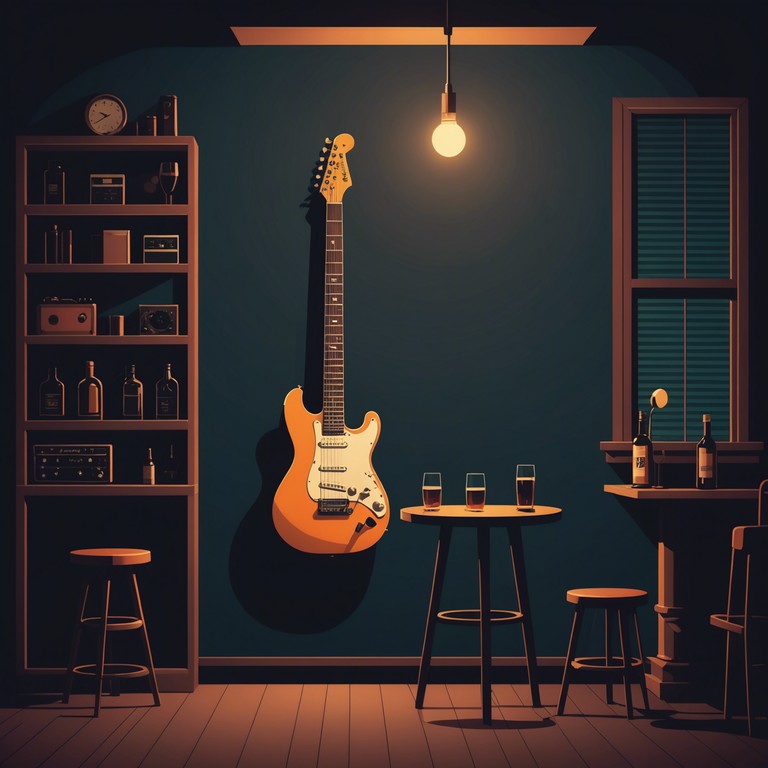 This track embodies a late night blues atmosphere, featuring soulful guitar solos that weave through a landscape of subtle rhythms and a moody bass line. The song captures the essence of reflective solitude with a sophisticated touch