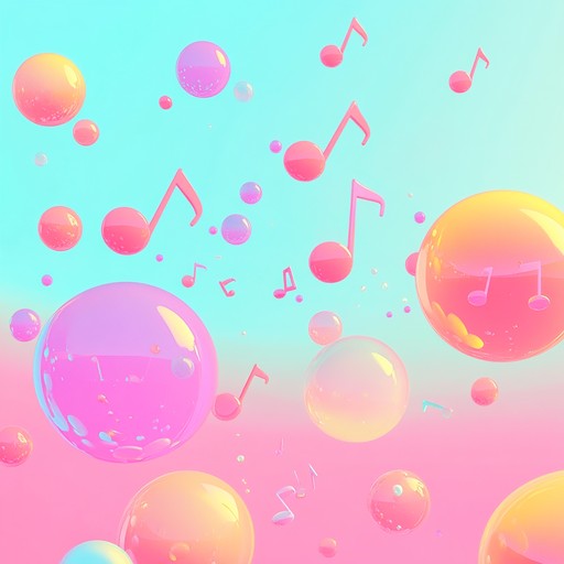 An energetic and playful k pop instrumental track that combines catchy melodies with vibrant synths and bouncy beats, creating a joyful atmosphere reminiscent of a bubblegum pop dance party.