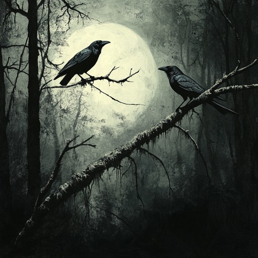 An instrumental dark folk composition that takes the listener on a thrilling journey through an ancient, shadowy forest. The song combines haunting melodies with rhythmic elements to evoke a sense of mystery and excitement, reminiscent of ancient tales and forgotten legends.