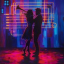 groovy and edgy salsa with neon lit vibes.