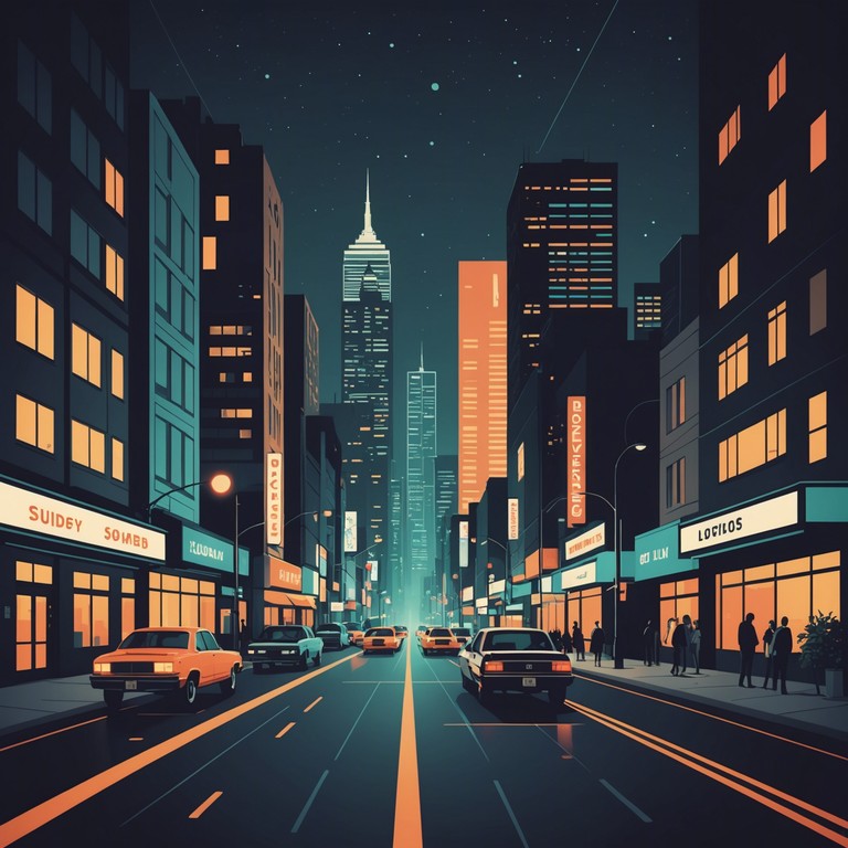 This track captures the essence of a bustling city under a starry sky, transforming urban chaos into a structured symphonic rush of euphoric drum and bass rhythms. Each beat mirrors the pulsating lights and the ceaseless energy of city nightlife, transitioning from high energy bursts to more introspective moments, mimicking the ebb and flow of city life itself.