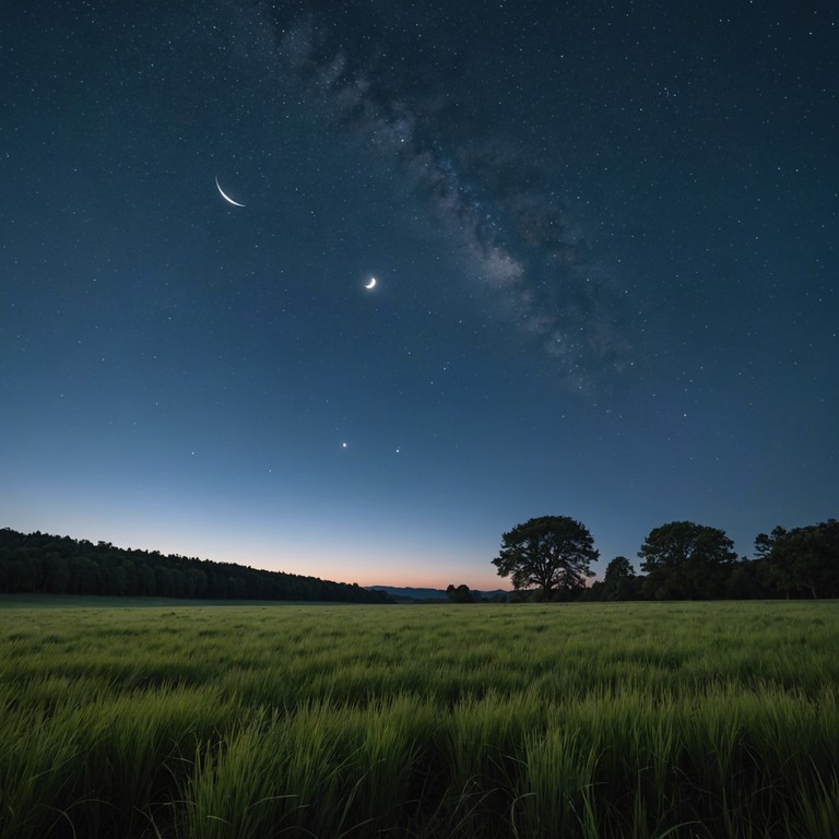 Imagine a soothing journey through the tranquility of night, guided by the gentle squeezebox harmonies that merge classic polka with whispers of nocturnal peace. A sound that promises relaxation and a respite from the day's chaos, wrapping listeners in a blanket of melodic calm.