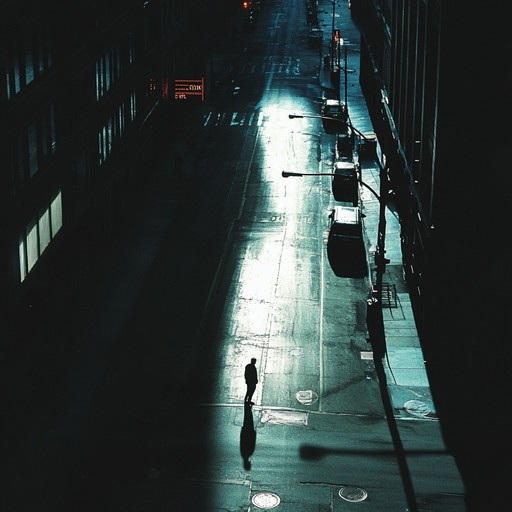 Imagine walking through dark city streets at midnight, where every shadow harbors a secret. This instrumental piece combines the gritty edge of punk with the deep emotional resonance of soul, creating a dramatic landscape that both exudes power and vulnerability. The rawness of electric guitar riffs intertwines with moody brass sections, punctuated by the pulse of a relentless bassline.