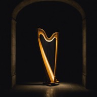 haunting harp carries ghostly whispers