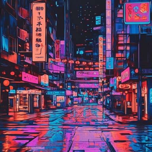 A lively instrumental track blending playful synth melodies with cyberpunk elements, evoking the energy and fun of navigating a neon lit futuristic city.