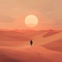 a melancholic melody evoking distant deserts and lost cultures