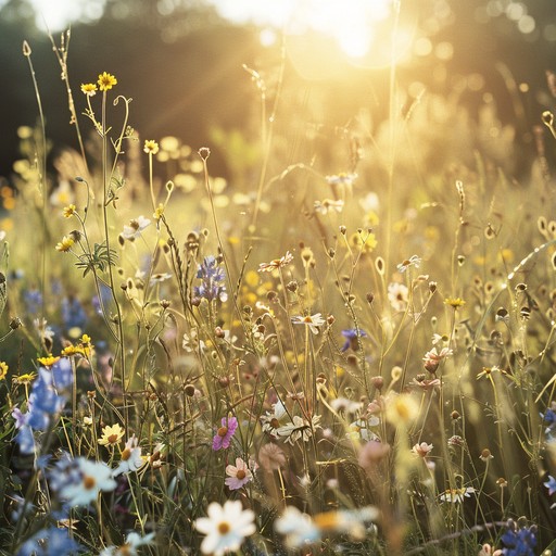 A gentle and heartfelt folk ballad inspired by the serenity and beauty of a secluded meadow. Using the soothing sounds of an acoustic guitar, this instrumental piece captures the essence of romantic love in a rustic setting. It features delicate fingerpicking patterns, subdued harmonics, and subtle dynamic swells to evoke a sense of intimacy and warmth. Perfect for creating a serene and loving atmosphere, this composition would be an ideal backdrop for romantic moments or peaceful reflections.