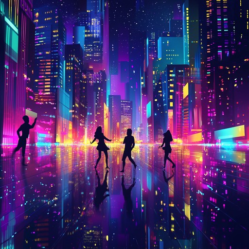 This track captures the essence of an electric night filled with dancing and joy. Featuring upbeat synths and driving rhythms, it’s crafted to make any night feel like a dazzling dance party.