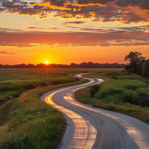 This track takes listeners on a soulful journey through the heart of the mississippi delta with expressive and evocative blues guitar tones, capturing the essence of an inspiring road trip during a picturesque sunset.