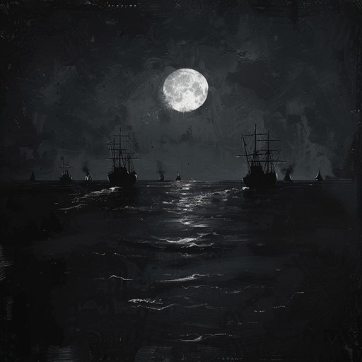 An instrumental orchestration inspired by the russian navy, combining traditional russian folk melodies with nautical elements to evoke the mystery and majesty of nightfall aboard the northern fleet. The arrangement features a rich blend of orchestral strings, balalaika, and subtle ambient sounds, creating a soundscape that is both exotic and deeply rooted in russian seafaring tradition.