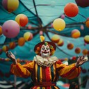 upbeat salsa with playful carnival clown atmosphere