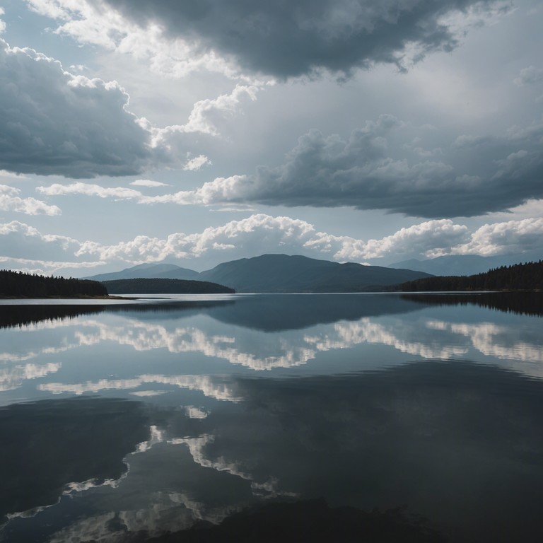 Imagine a piece where calm piano notes float above a storm of aggressive techno beats, providing a sound that's both soothing and exhilarating.