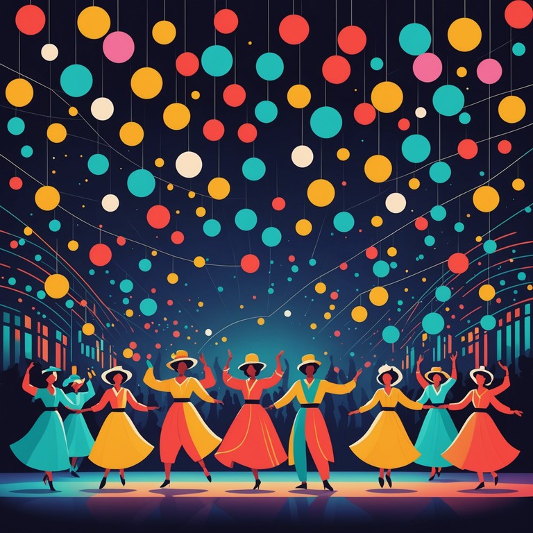 A vibrant and energetic composition that fuses traditional polka rhythms with exotic musical elements from around the globe, providing a festive yet sophisticated soundtrack suitable for international folk festivals and cultural celebrations.