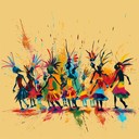 upbeat tribal rhythms create an inspiring, joyful dance atmosphere.