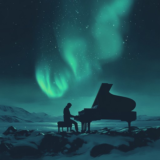 This piece captures the tranquility and melancholy of a finnish night. The piano leads with soulful, reflective melodies, creating a peaceful and introspective atmosphere as if one were watching the northern lights dance across the sky.