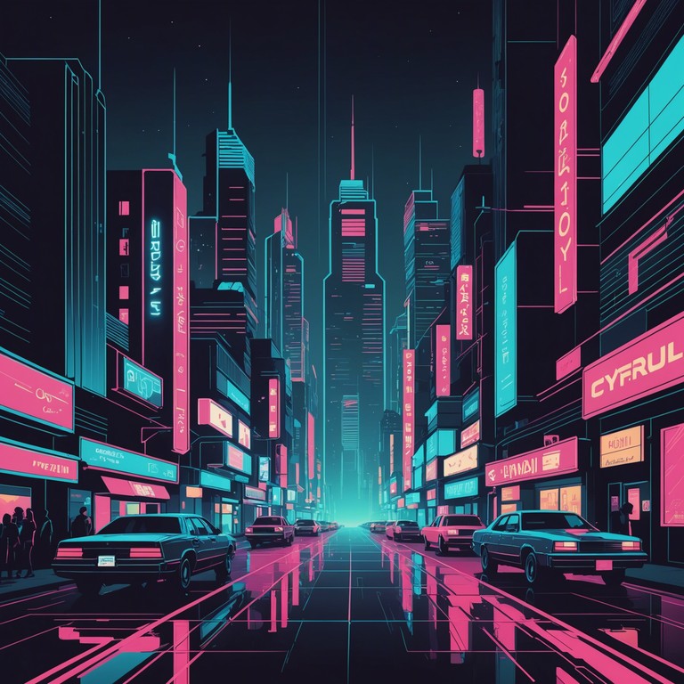 This track combines high energy beats with futuristic synth patterns, creating a vibrant soundscape that embodies the spirit of celebration in a cyber punk world. It's perfect for setting an optimistic yet intense mood in any digital themed gathering or virtual event.