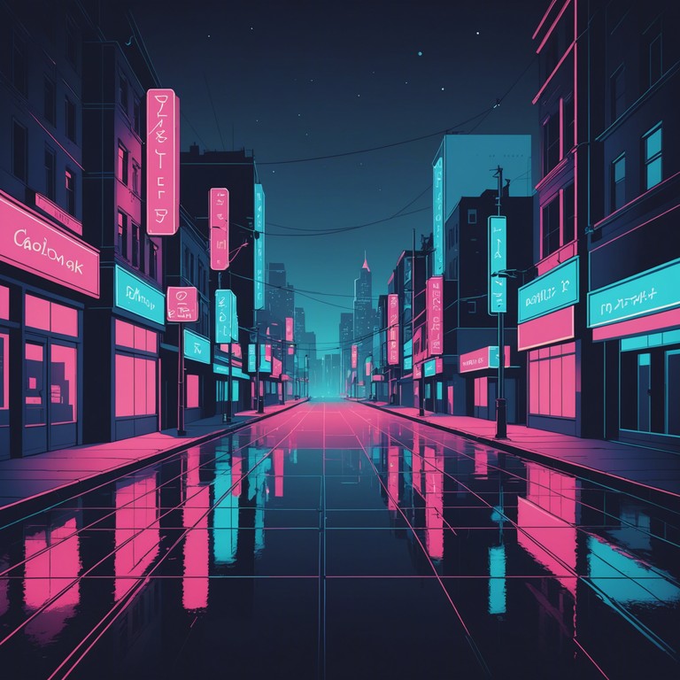 A musical reflection on nighttime in the city, where each note reflects the shimmering neon lights and the quiet moments of solitude among an urban backdrop. Intended to be a reflective and soft companion for late night thinkers, exuding the serenity and deeper emotional aspects of urban life.