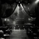 ominous tones with brooding gothic cabaret atmosphere