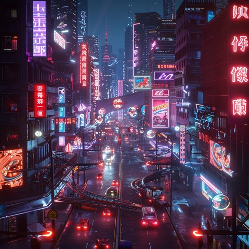 Immerse yourself in a vivid journey through neon drenched city streets, where pulsating synths and rhythmic basslines drive the listener through the vibrant electronic landscape of the 80s. Echoing snares and shimmering pads create a euphoric ambiance reminiscent of iconic night drives under glowing urban lights.