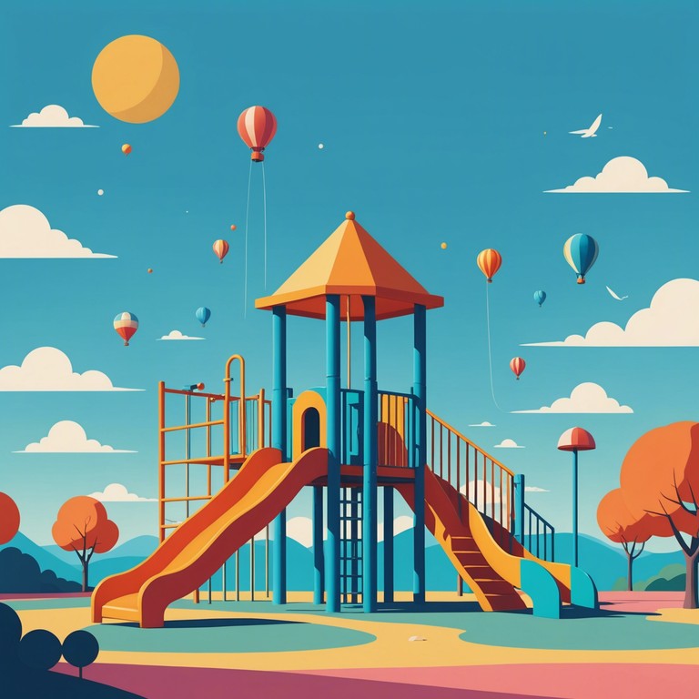 An imaginative blend of lively rhythms and playful melodies crafted to spark the joy and curiosity of children. This track features whimsical sounds that mimic a day in a bustling, magical playground, encouraging children to explore and feel adventurous.