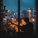 mellow guitar and gentle beats evoke nostalgic late night moods