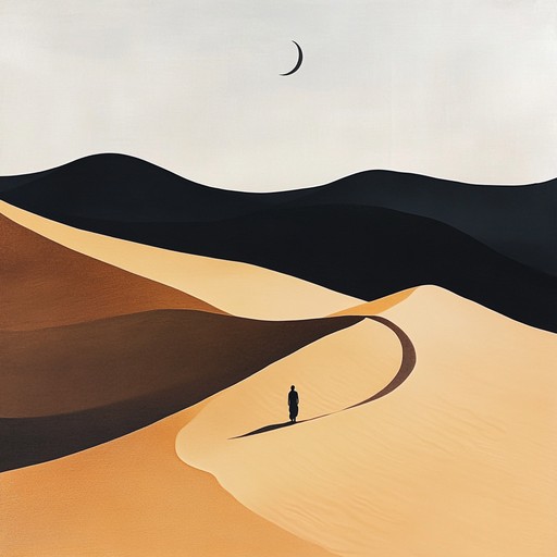 An evocative instrumental that immerses listeners in the enigmatic atmosphere of a night journey across middle eastern sands, blending traditional melodies with tense rhythms to convey mystery and anticipation An evocative instrumental that immerses listeners in the enigmatic atmosphere of a night journey across middle eastern sands, blending traditional melodies with tense rhythms to convey mystery and anticipation