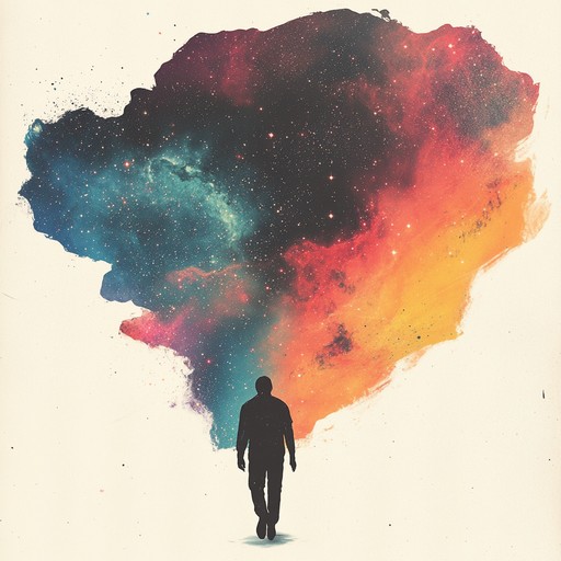 An epic instrumental track that takes listeners on a transcendent voyage through expansive cosmic soundscapes, blending soaring guitar solos, hypnotic rhythms, and ethereal synth layers to evoke a sense of wonder and discovery.
