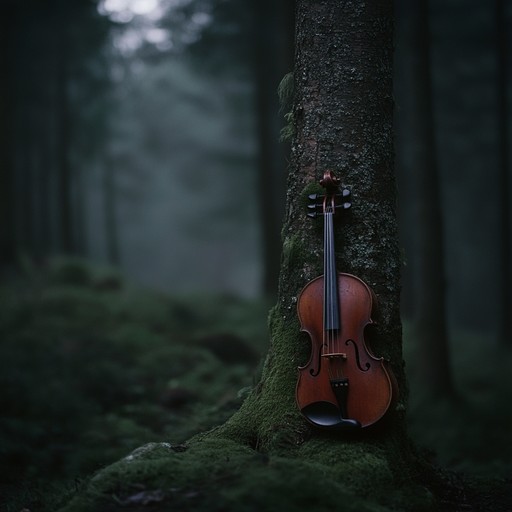 An instrumental piece that weaves a haunting melody with gentle violin, evoking images of mist covered woods and the lingering sorrow of lost memories.