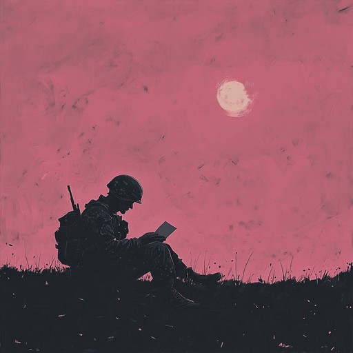 This instrumental piece features a heartfelt acoustic guitar conveying personal reflections and emotions of a soldier far from home, blending intimate melodies with a subtle military undertone.