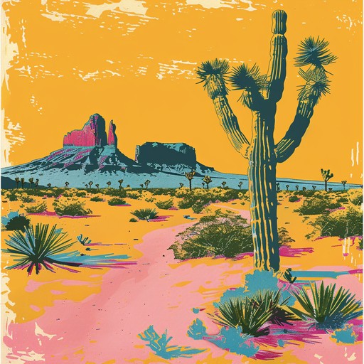 A dynamic fusion of soul infused melodies and wild punk rhythms, this track transports listeners to an exotic desert landscape, evoking vibrant, rebellious spirit.