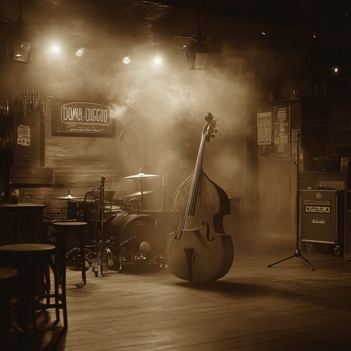 An instrumental piece that captures the raw, gritty atmosphere of 1950s urban nightlife, featuring soulful electric guitar riffs and a steady blues rhythm reminiscent of smoky bars and dimly lit alleys.