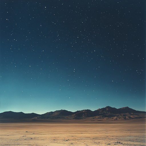 In a merging of ambient melodies and rhythmic pulsations, this track captures the vastness of the desert at night, with stars flickering like distant drums, stimulating a sense of infinite space and timelessness.