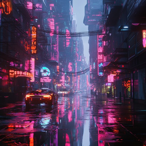 Experience the mayhem of an anarchistic cyberpunk future with this track. High energy beats, glitchy layers, and pulsating basslines create an intense and futuristic atmosphere, capturing the essence of neon lit chaos.