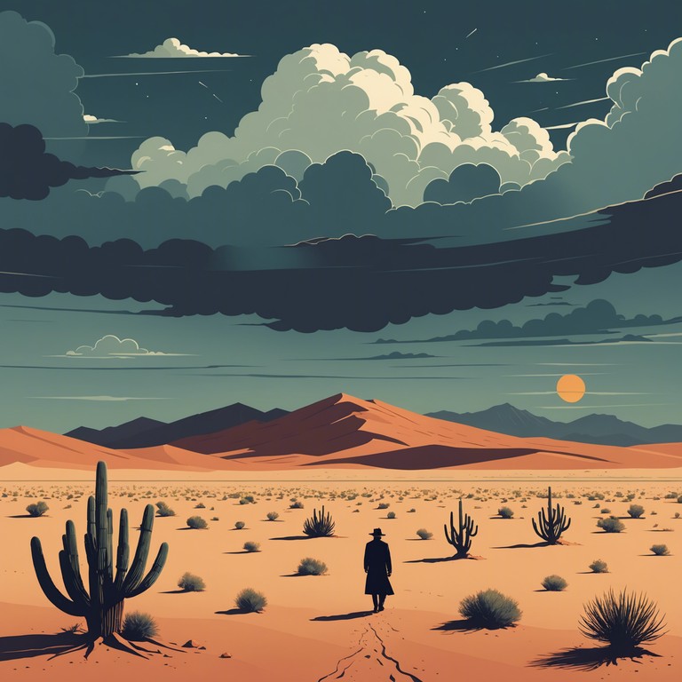 This composition channels the vast, empty expanses of desert terrain, mirroring the intense and often harsh conditions with equally aggressive middle eastern instrumentation. Heavy percussion and robust rhythms conjure images of sandstorms and relentless sun, embodying the fury of nature and mankind alike.