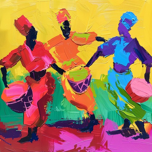 Experience a lively, drum driven celebration with rhythmic layers of congas, vibrant horns, and infectious piano montunos. This track evokes the festive spirit of a tropical party, capturing the warmth and energy of afro cuban culture. Let the powerful, syncopated beats and dynamic melodies transport you to a vibrant open air fiesta, where dancing and joy are the heartbeats of the night