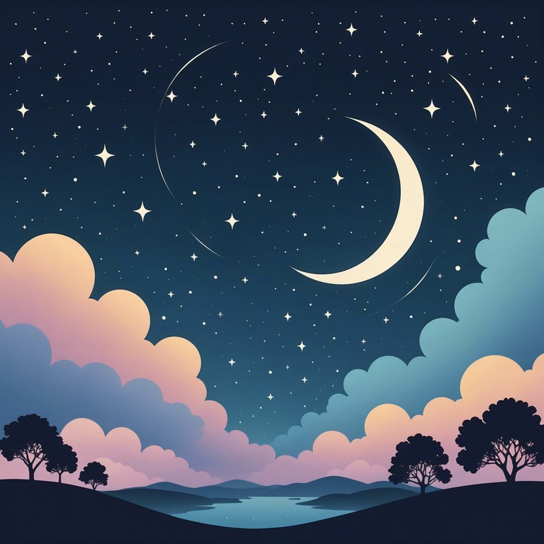 This composition features a soothing melody encapsulating the tranquility of the night, particularly designed as a modern take on traditional nursery rhymes. It aims to convey a sense of peace and introspection, making it ideal for quiet evenings and bedtime. The music uses soft, minimal arrangements to maintain a calm atmosphere throughout.