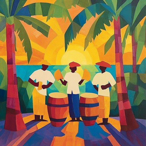 An uplifting instrumental featuring dynamic conga rhythms and vibrant brass harmonies, embodying the joyful spirit of a cuban morning.