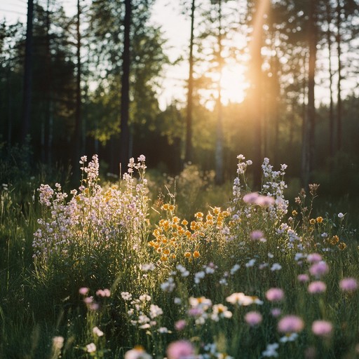 Immerse yourself in the essence of a finnish summer with this lively and dynamic instrumental suomipop track. The melody, carried by bright synthesizers, evokes the exhilaration of endless daylight, outdoor activities, and social gatherings, painting a sonic picture of days filled with happiness and togetherness.