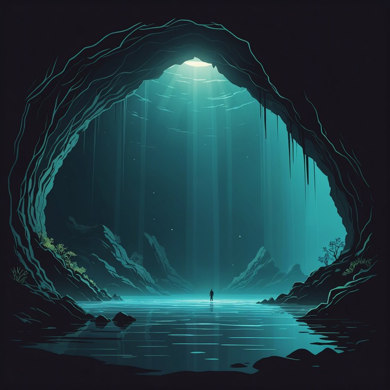 This track features resonant, deep textures that evoke a feeling of exploring mystical underwater caves or vast, forgotten landscapes. The haunting echoes blend synth layers to dive deep into an emotional abyss, where silence speaks louder than words.