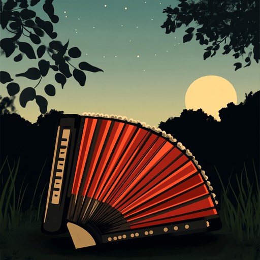 A chilled tango instrumental evoking the serene atmosphere of a summer night. Smooth rhythms and passionate undertones paint a picture of calm, nostalgic memories under the warm sunset hues.