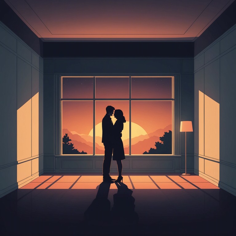 This track utilizes soft keyboard melodies intertwined with subtle electronic elements to create a tender atmosphere ideal for intimate moments. The music progresses gently, allowing each note to resonate with a sense of yearning and heartfelt emotion, perfect for a romantic evening or reflective solitude.