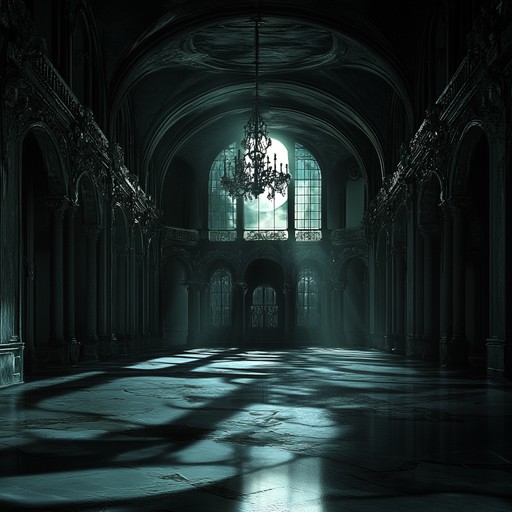 This instrumental track invites listeners to an enchanting midnight dance in a forgotten ballroom. With a haunting melody on the harpsichord, pulsating rhythms, and eerie atmospheric sounds, the composition blends gothic and dramatic elements to evoke a sense of mystery and ancient elegance. The music crescendos dynamically, taking listeners on a captivating journey through shadowy corridors and candlelit chandeliers