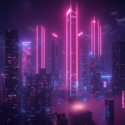 Experience a high energy instrumental track that fuses synthetic melodies with driving electronic beats, taking listeners on an ecstatic voyage through a neon lit cyberpunk metropolis.