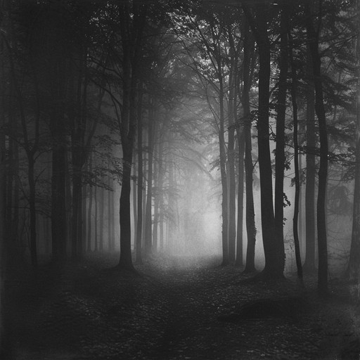 A sinister soundtrack filled with eerie whispers, haunting melodies, and a darkly atmospheric feel that makes listeners feel anxious and on edge, perfect for a spine tingling anime scene