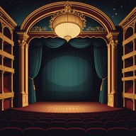 eerie ambiance with theatrical flair.