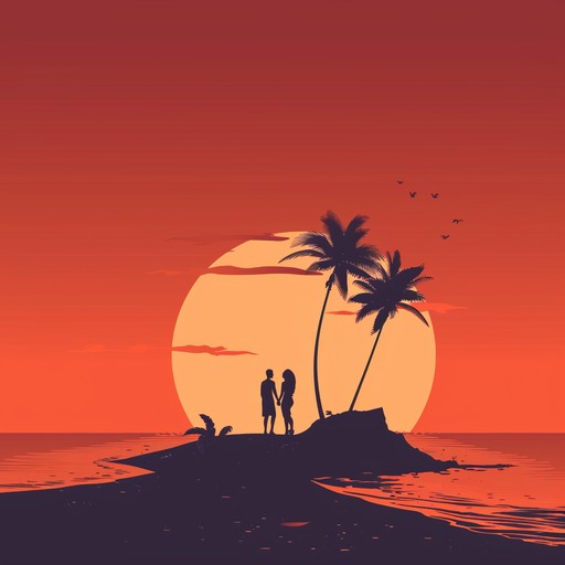 A blissful romantic reggae instrumental perfect for intimate moments, featuring smooth guitar strumming and laid back percussion. The piece evokes the essence of a sunset on a tropical island, where lovers sway gently to the rhythm of the waves.